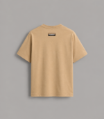 Burberry Logo Print Cotton Drop Shoulder – (Color-Beige) - Image 2