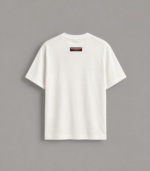 Burberry Logo Print Cotton Drop Shoulder – (Color-White) - Image 2